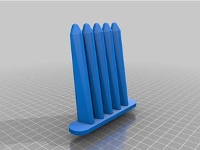 pegboard jumper rack stl organization 3d print model - Mito3D