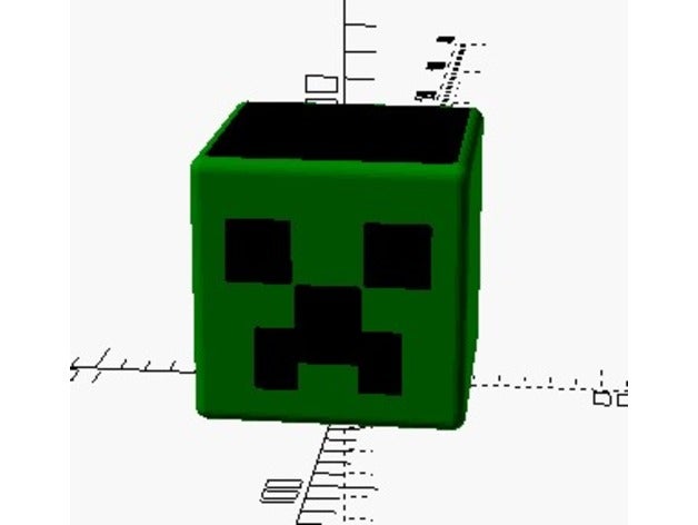 openscad minecraft coupe du conteneur les conteneurs le de la minkowski 3D print model - Mito3D