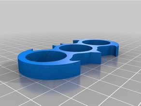fácil-a-impresión de batman spinner los gadgets fidget juguete 3d print model - Mito3D