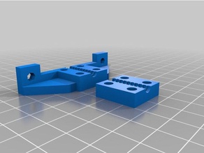 bowden adapter mount greg's wade's extruder 3d printer parts 3d print model - Mito3D