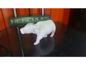 bull statuette sculptures 3d print model - Mito3D