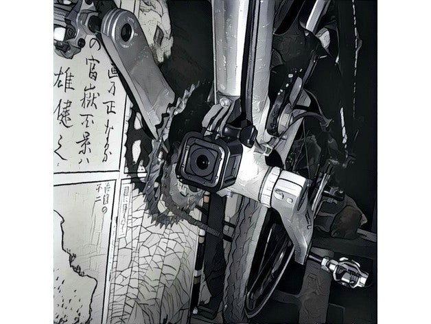 gopro fixation de vélo faible obtient sport et loisirs cannondale le mont prophète 3D print model - Mito3D