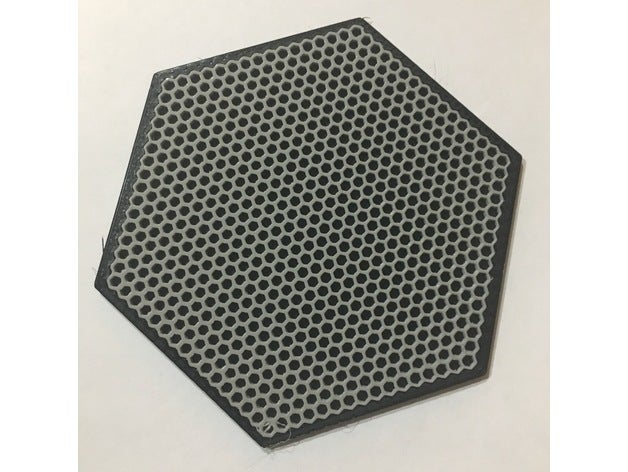 Petek altıgen bardak altlığı mutfak ve yemek coaster hexagon 3D print model - Mito3D