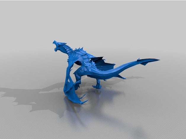 de bronce del dragón skyrim juegos bethesda el 3D print model - Mito3D