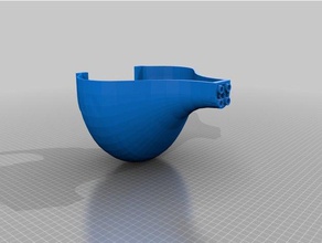 lego 8x12x10 cebola half dome 3d print model - Mito3D