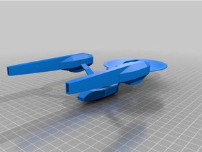uss vingança 3d print model - Mito3D