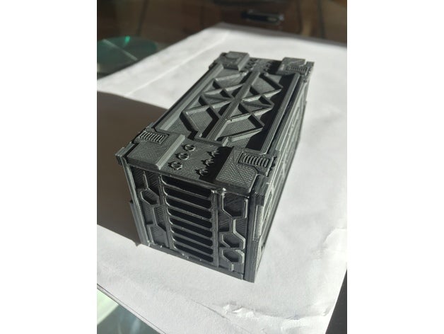 28mm sci-fi contenitore di spedizione edifici e strutture infinito warhammer40k warhammer 40k 3D print model - Mito3D