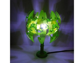 supernova lámpara de escritorio juguetes mecánicos deathstar estrella la muerte ikea ps 2014 el led 3d print model - Mito3D