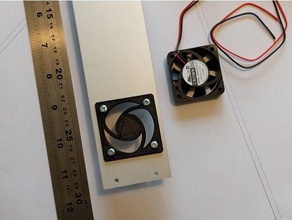 40mm fan kapağı paneli monte edin 3d yazıcı aksesuarları kapak panel montajı trim 3d print model - Mito3D