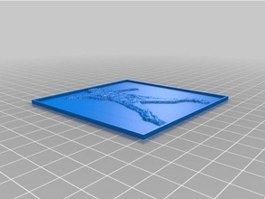 my customized lithophane michone 2d art 3d print model - Mito3D