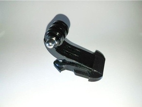 gopro mount la fotocamera hero 3 4 maschio 3d print model - Mito3D