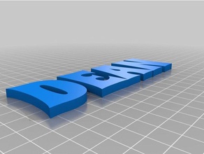 el decano personalizado 3d print model - Mito3D