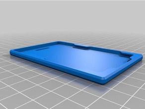 özelleştirilmiş kimlik kartı rozet tutucu zırhımı ofis 3d print model - Mito3D