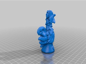 coq analyses & répliques makerbotdigitizer la numérisation 3d print model - Mito3D