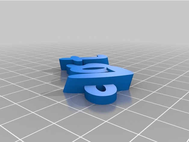 mon personnalisés iamburny de la v2 texte - nom porte-clés télécommande nouveau perdu personnalisé 3D print model - Mito3D