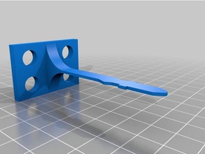 sierra de calar t-mango montaje máquina herramientas La impresión en 3d nylon la vaivén jigsaw adaptador soporte herramienta 3d print model - Mito3D