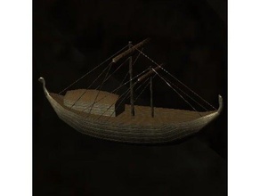 modello di nave - skyrim giochi la barca elder scrolls 3d print model - Mito3D