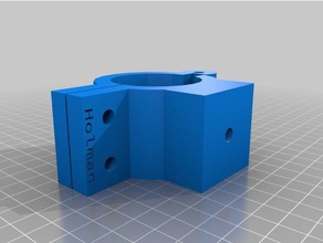 luz led de montaje la abrazadera del rzr La impresión en 3d 3d print model - Mito3D