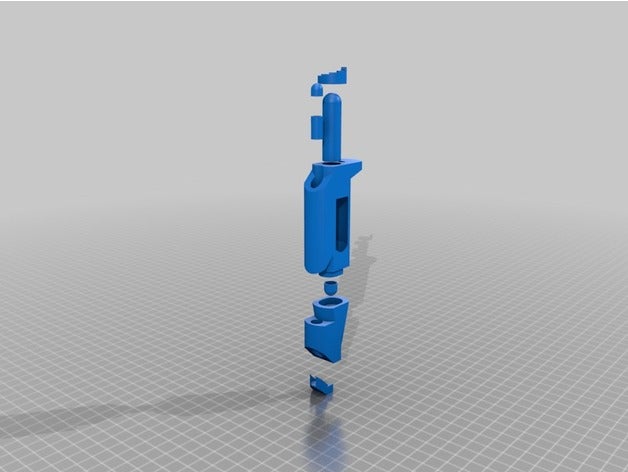 meine angepasste biropette anpassbare high precision pipette Biologie kundengebundene 3D print model - Mito3D