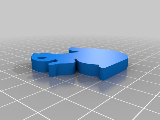 sincap Anahtarlık 3d baskı sevimli keycain 3D print model - Mito3D
