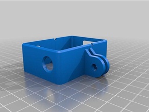 gopro frame ziptie edition camera 3d print model - Mito3D