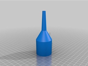 mucho flacos vacío adaptador de la manguera partes personalizado 3d print model - Mito3D