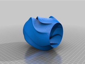 twisted vaso sculture 3d print model - Mito3D