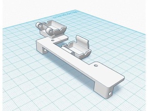 mpsm filter bar + front vesa bracket remix 3d printer accessories 3d print model - Mito3D