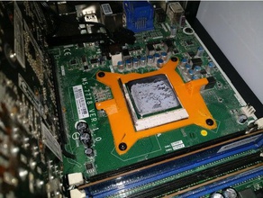 fm2 am2 bracket non-generic motherboard 4 screws computer 3d print model - Mito3D