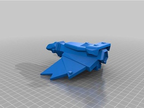 freelancer liberty heavy fighter defender video games spaceship spaceships space ship game 3d print model - Mito3D