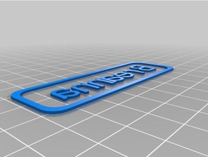breanna custiomizable nome do tag sinais e logotipos personalizado 3d print model - Mito3D