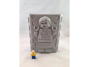giant lego carbonite han solo toys & games minifig 3d print model - Mito3D