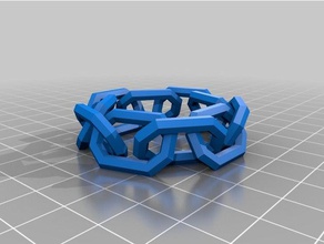 richard chain circle customized 3d print model - Mito3D