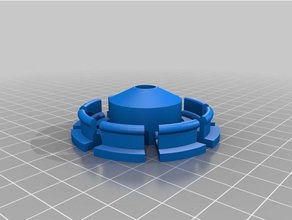 paramétrico filamento del cubo carrete de rodamiento 608zz 250g kodoma carretes Impresora 3d accesorios personalizado 3d print model - Mito3D