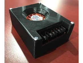 amplificatore caso tda7498e 3d print model - Mito3D