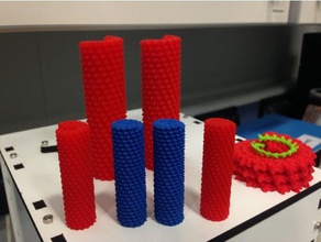 tmv virus diámetro 18 mm de aprendizaje biología nanobiology 3d print model - Mito3D