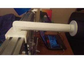 filament spool holder 40x20 3d printer parts handle organization 3d print model - Mito3D