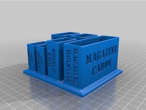 rivista & mag fondina caddy utensili caselle 3d print model - Mito3D