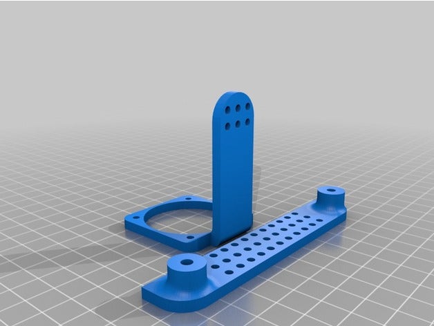 extrusão montado duetwifi fã de montagem do pwb suporte Impressora 3d peças 3D print model - Mito3D