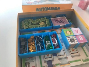 automania caixa de pastilhas jogos tabuleiro componentes 3d print model - Mito3D