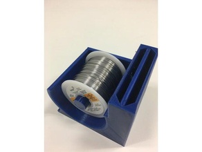 solder spool holder tool holders & boxes 3d print model - Mito3D