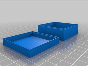 jewel box2 square 50x50x25mm 3d printing 3d print model - Mito3D