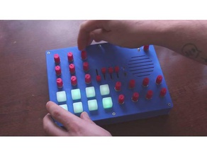 teensy polysynth müzik arduino elektronik synthesizer 3d print model - Mito3D
