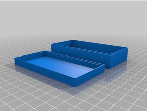 jewel box4 rectangle 100x50x25mm 3d printing box 3d print model - Mito3D
