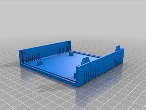 monkmakes parte inferior de la caja electrónica personalizado 3d print model - Mito3D