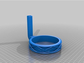 30oz geometric yeti cup handle kitchen & dining ozark trail rtic 3d print model - Mito3D