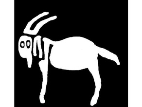 basquiat warhol goat stamp 3d print model - Mito3D