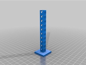 220-265 abs petg temp tower 5deg steps 3d printing tests customized 3d print model - Mito3D