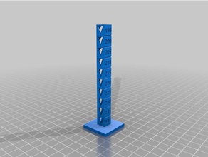 240-195 pla temp tower 5deg steps 3d printing tests customized 3d print model - Mito3D
