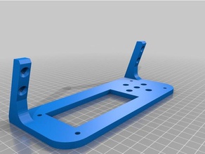 anet a8 display holder without sd-card 3d printer parts stand 3d print model - Mito3D